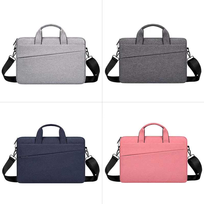 Сумка через плечо для ноутбука Водонепроницаемая тканевая сумка для ноутбука для 13,3 14,1 15,4 15,6 дюймов