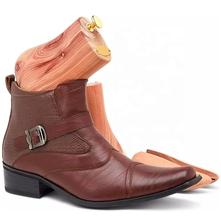 Cedar adjustable shoe tree wholesale high upper wooden boot tree