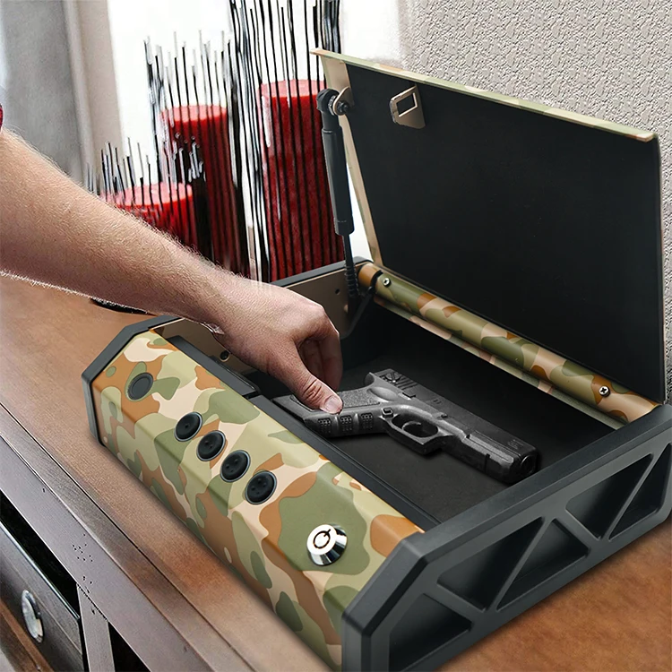 Tuya Wifi Simple Camo Fingerprint Digital Bank Small Safe Deposit Box Home