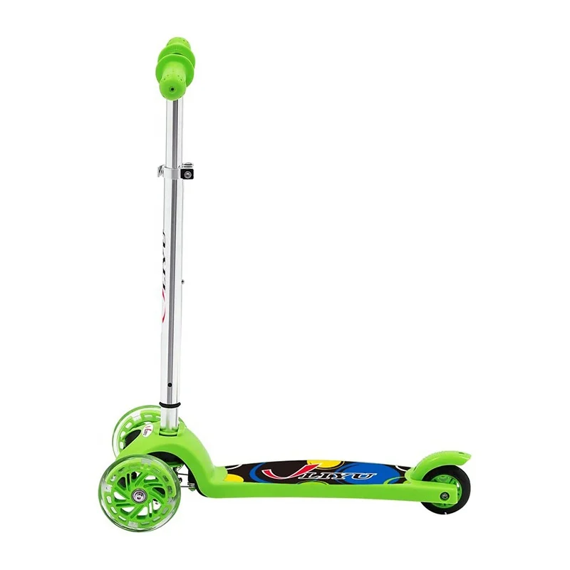 Hot Sale Kids Kick Scooter Flash 3 Wheel Kick Toy Scooter Baby Adjustable Children  Scooter