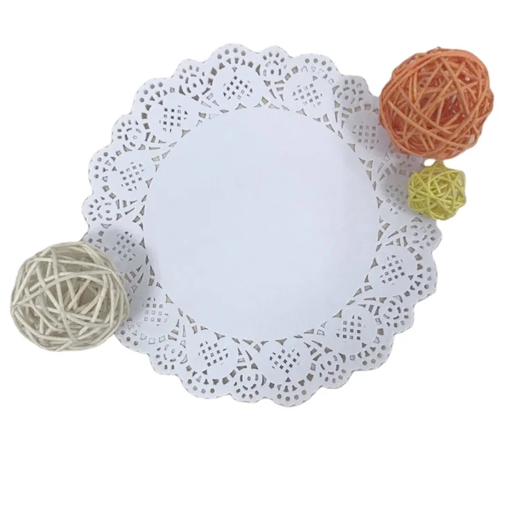 Высококачественная недорогая Экологически чистая кружевная бумага Doily/круглый Дойли/Одноразовая для торта