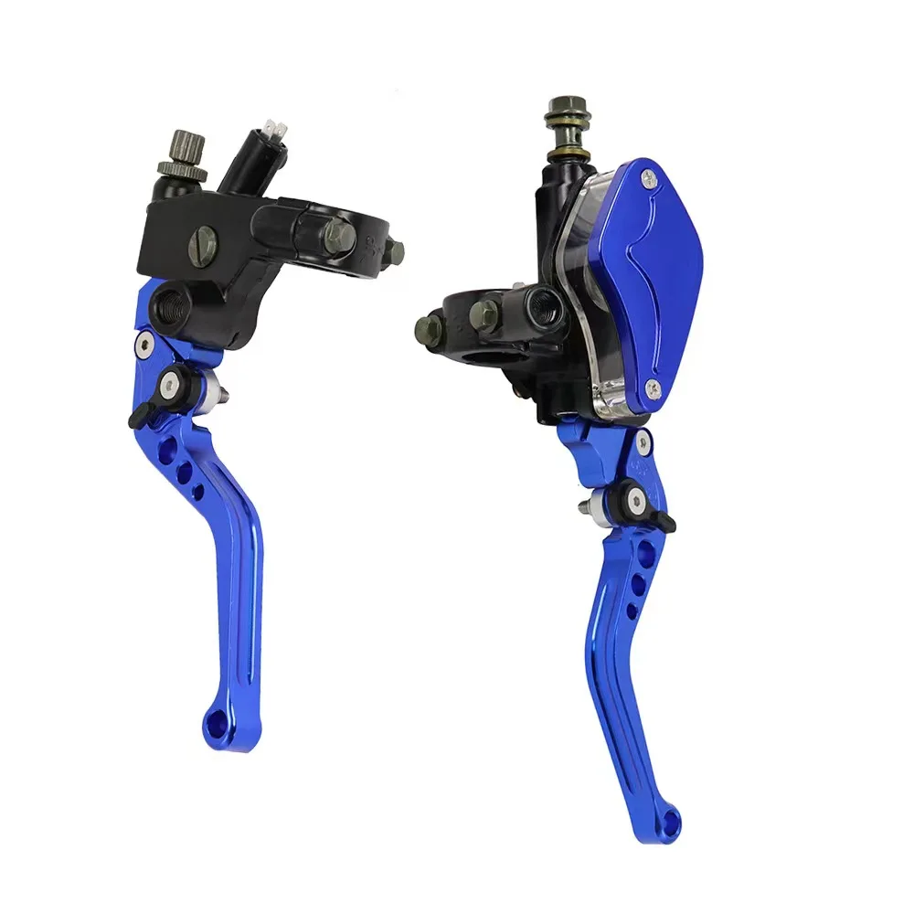 Motorcycle modified disc brake CNC side push brake upper pump power switch line electric motorcycle general