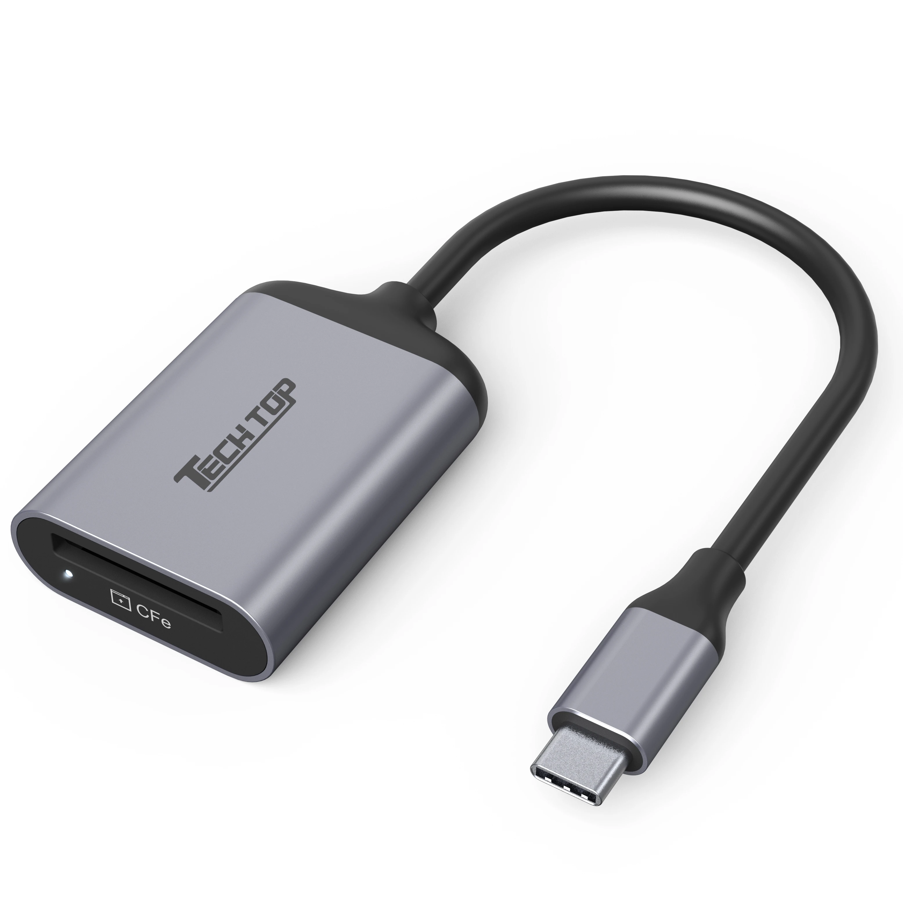 Картридер с USB 10 Гбит/с типа C на CFexpress Type A в алюминиевом