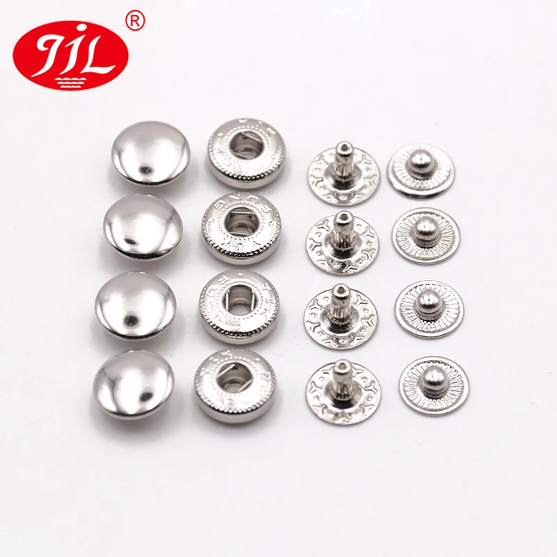 Manufacturer custom high quality shirt rivet garment custom metal snap button sewing accessories metal buttons