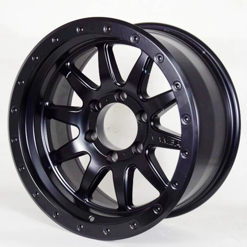 17inch Alloy Wheels aftermarket rims Monoblock 4X4 4by4 6x139.7 rim Aluminum auto parts Standard VIA. JWL . TUV