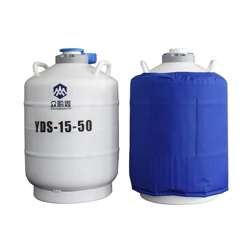 Dewar Vessel YDS-15-50  Liquid Nitrogen Container Cryogenic Storage Tank