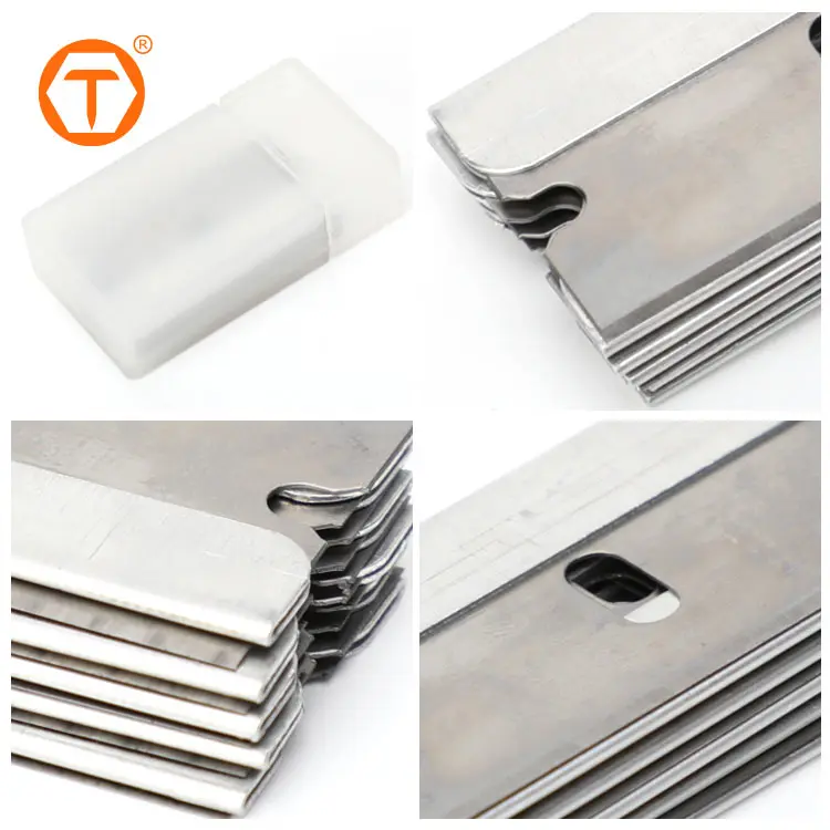 Safety carton cutter box opener toughbuilt scraper utility knife single edge razor blade