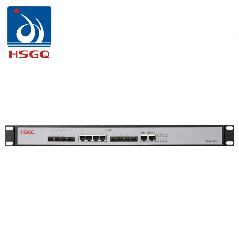 HSGQ-E04L Оптическое волокно Triple play FTTB FTTH 1U 4 порта EPON OLT оборудование цена в