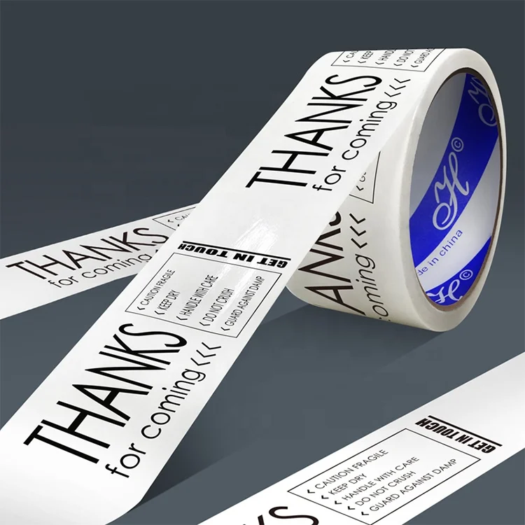 Ta-49 Custom Bopp Adhesive Tape Package Shipping Carton Sealing Tape With Logo Color Printed Packing Tape