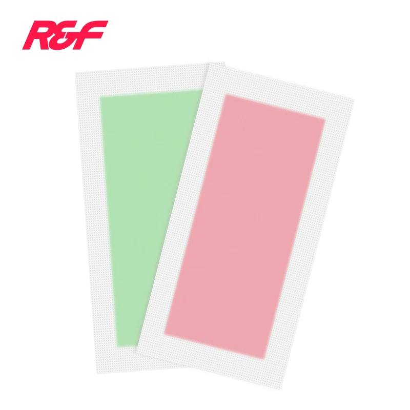 Double Sided 2 Strips Hair Removal Wax Strips Waxing Sticker For Lip Eyebrow Face Underarms