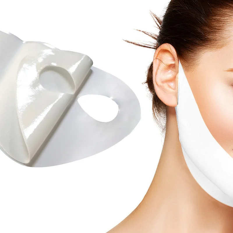 Private label V Line Face Lift mask Double Chin Reducer Lifting Gel Mask Lifting Patch for Chin Up Double V Line Facial Mask