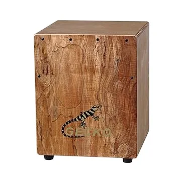 GECKO CM61 Cajon box drum music education discount Spalted Maple wood tapping Birch body natural kid cajon drum box for student