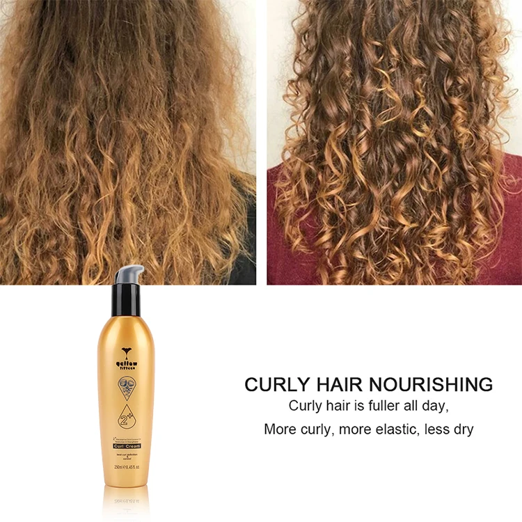 Make Own logo Curly Hair Cream for Curly and Coily Hair Curl Styling Enhancers