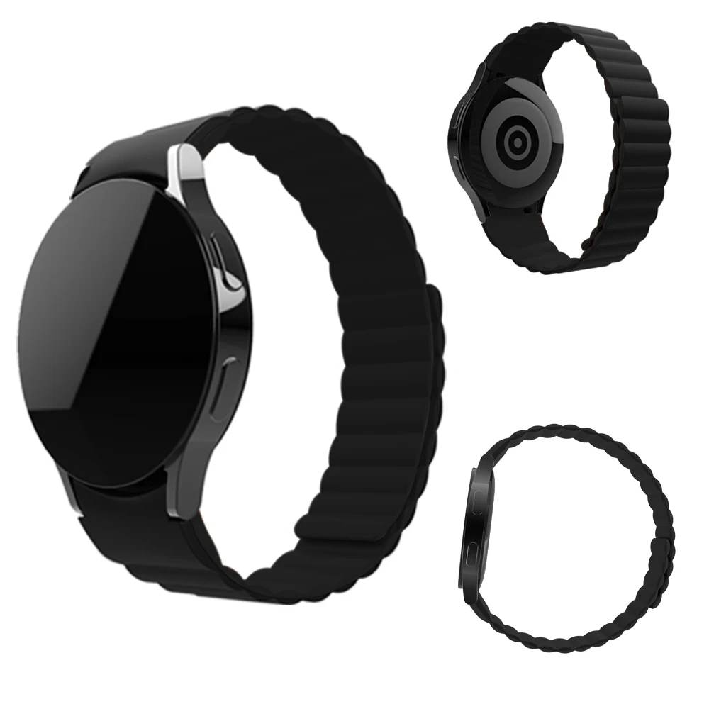 New Arrival Silicone Magnetic band for Samsung Galaxy Watch 4 Smart Watch Strap for Samsung watch 20mm