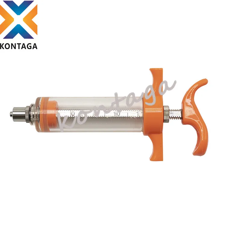 china manufacture good feedback  plastic steel syringe for farming