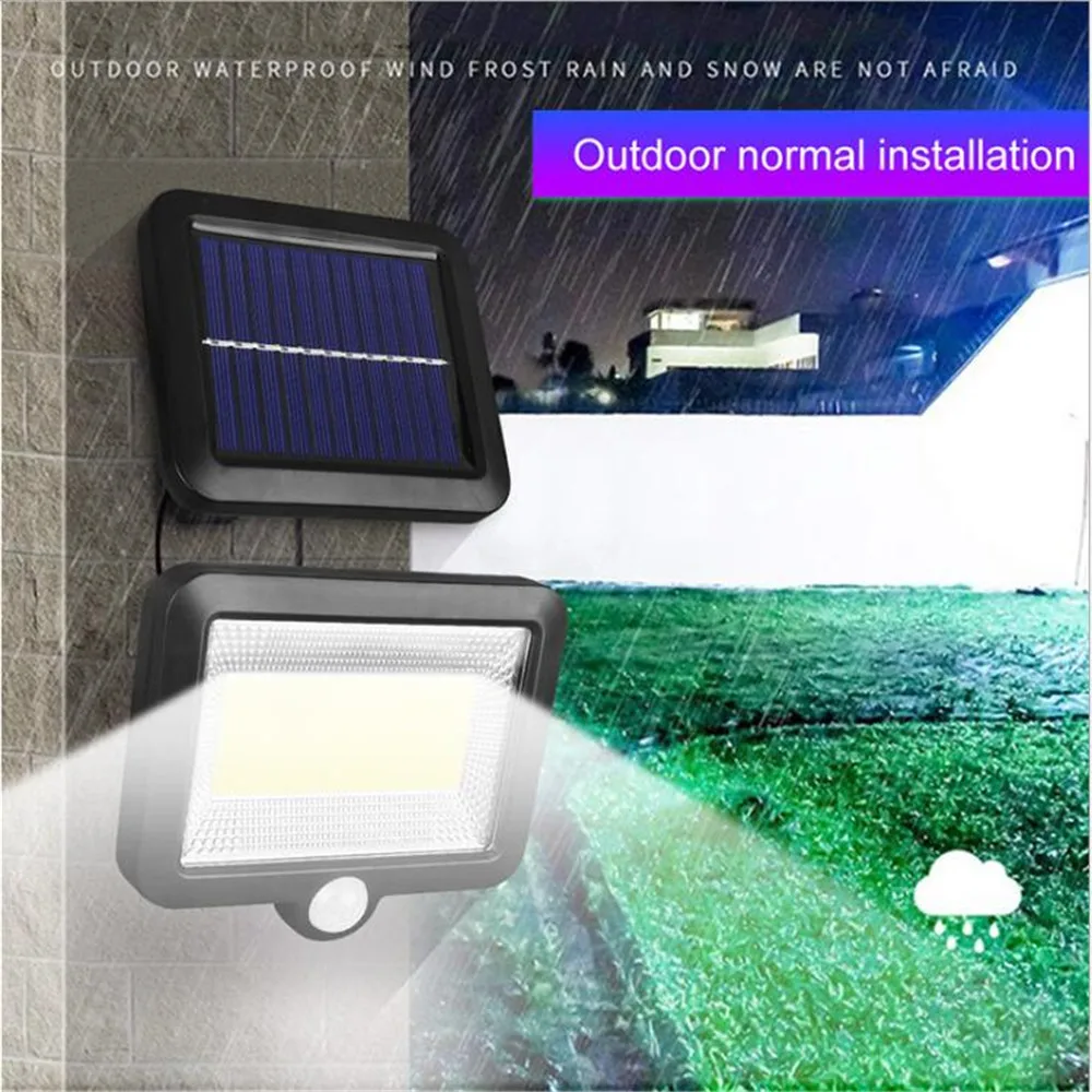 Waterproof Outdoor Multi-Model LED COB Solar Split Sensor Light For Garage Walkway