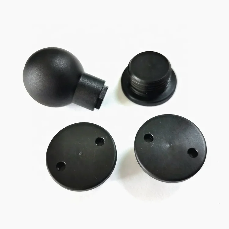 High Quality Black POM PET Delrin Acetal Plug Custom CNC Milling & Turning Rapid Prototyping Services for Plastic Parts