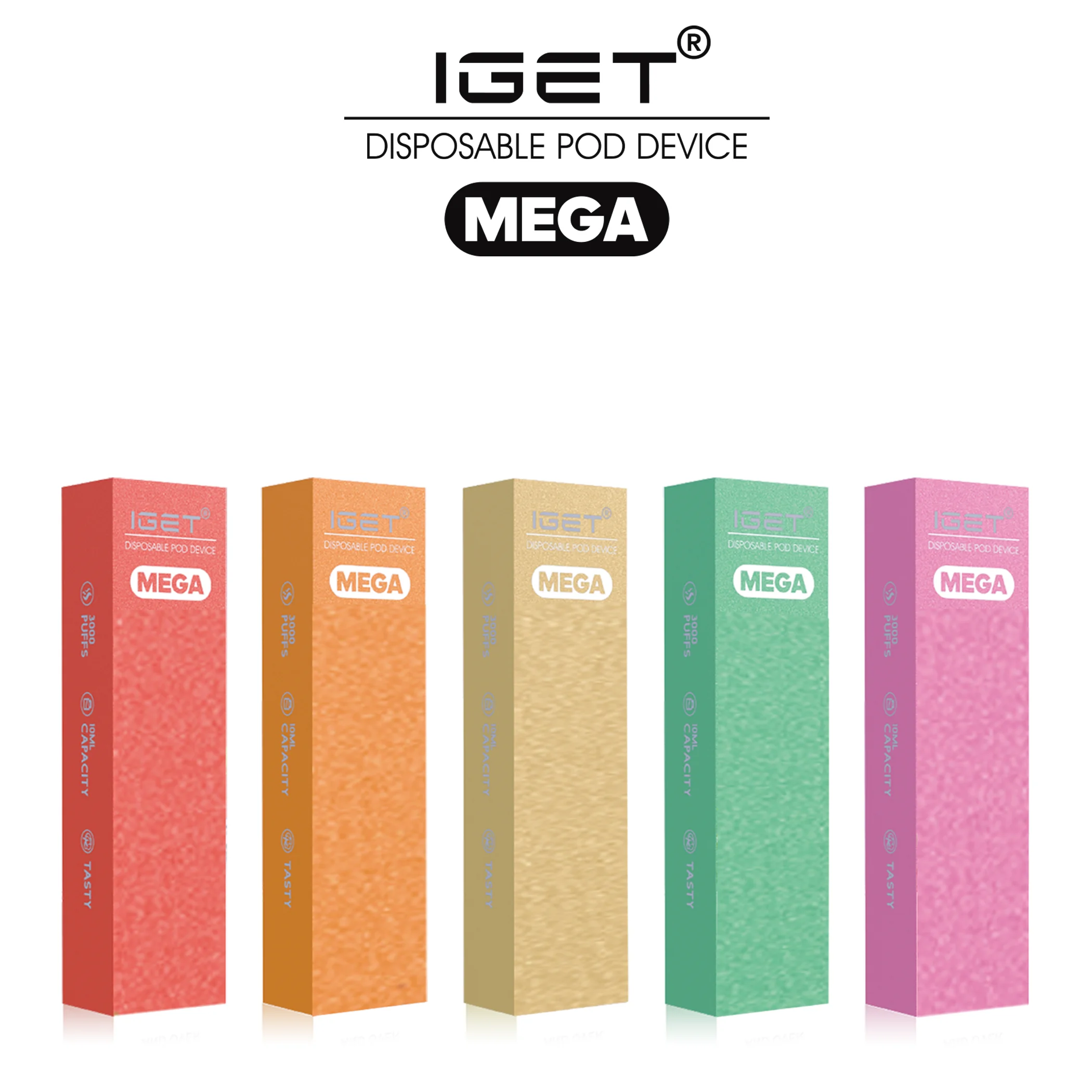 Hot sell IGET mega brand packing design factory price china in stock quickly shiping factory OEM