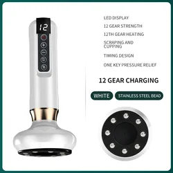 Hot Body Slimming Tools Guasha Electric Scraping Suckers Auto Vacuum Suction Cup Electric Cupping Massager