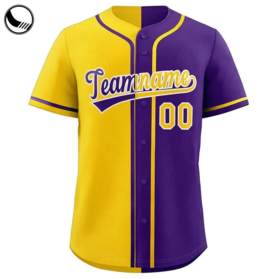 BETHERIVAL sewing pattern v neck custom baseball jerseys sublimation