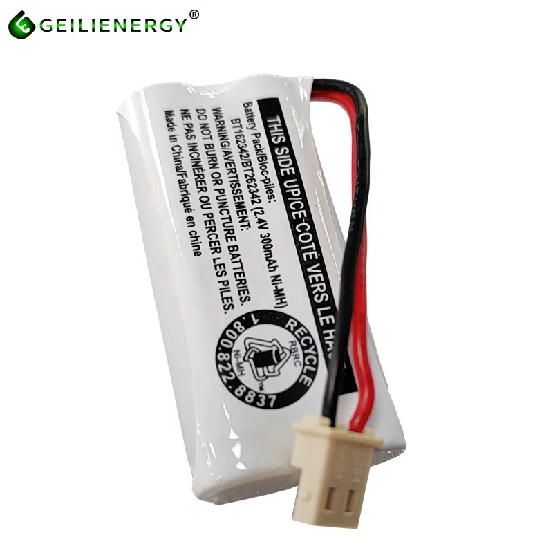 Cordless telephones batteries BT162342 bt183342 2.4v 300mah aaa nimh battery 1.2v rechargeable