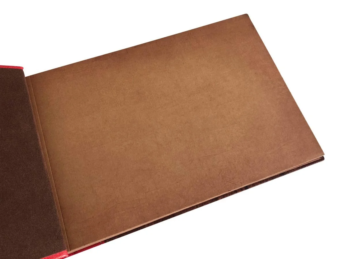 Our Adventure Book Scrapbook, Vintage Photo Album,  PU Leather Cover, 11.6 x 7.5 inches, 60 Pages