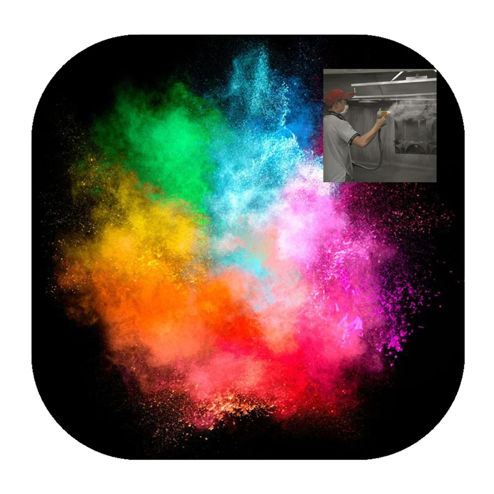 Dber Hot sale plastic powder coating in China powder painting line coating machine