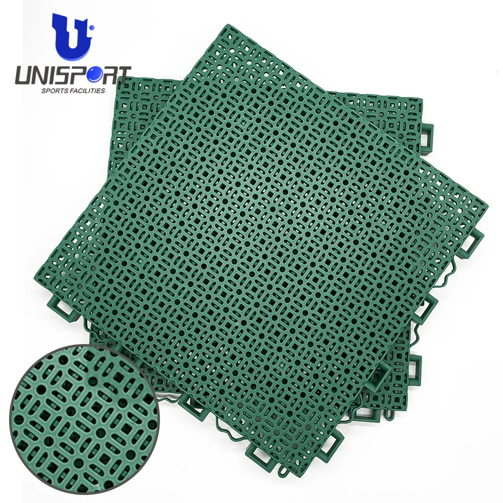Unisport Outdoor PP Interlocking Sport Flooring Basketball Floor Sports Courts Tile