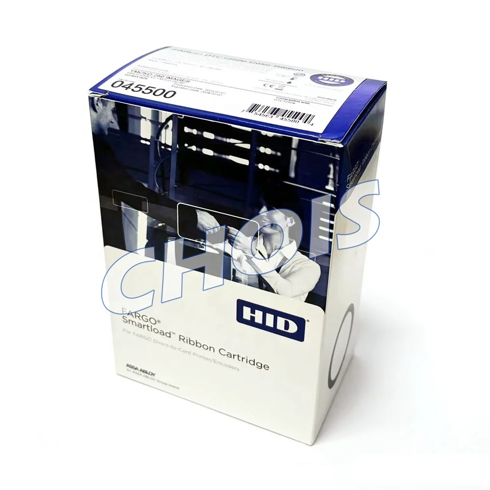 New 45500 YMCKO Cartridge C50 Colored Ribbon DTC1250 Ribbon 45500 Ribbon Cartridges DTC1250e