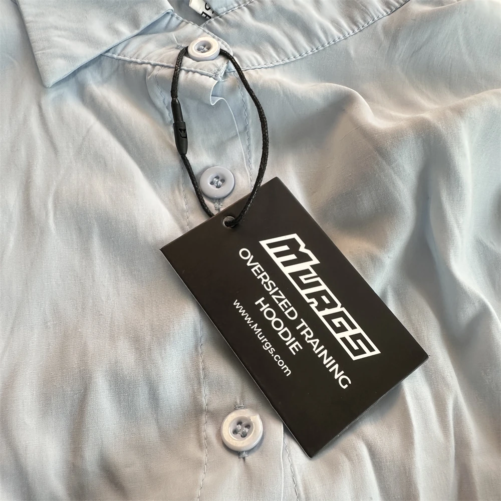 Eco Friendly Custom Hang Tag For Clothing Brand Logo Garment Cardboard Swing Hangtags Label