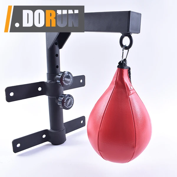 Speed Bag Boxing Punching Bag Wall Mount Height Adjustable Boxing Reflex Ball Speed Bag for Boxing  Gear for MMA Karate