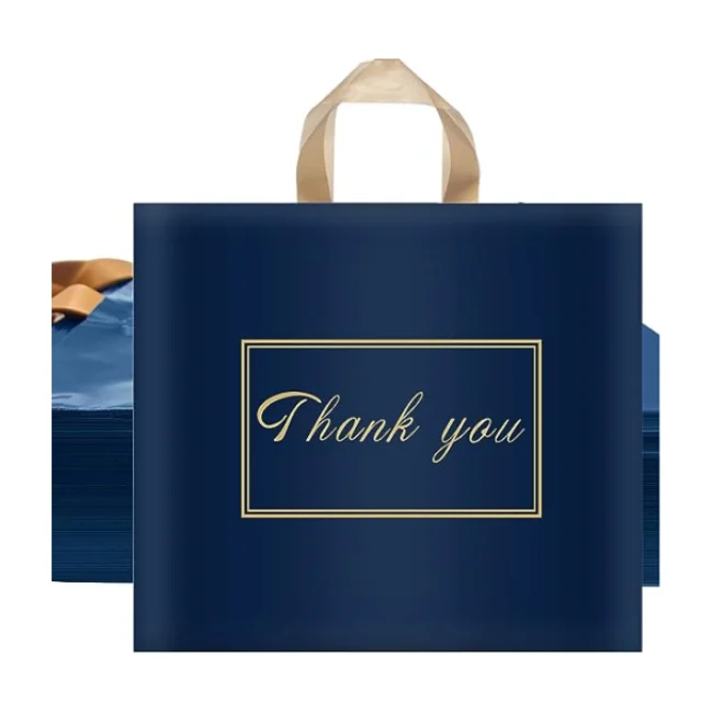 HDPE/LDPE Wholesale Cheap Price PE Packaging Plastic Bag Shopping Bag With Custom Logo