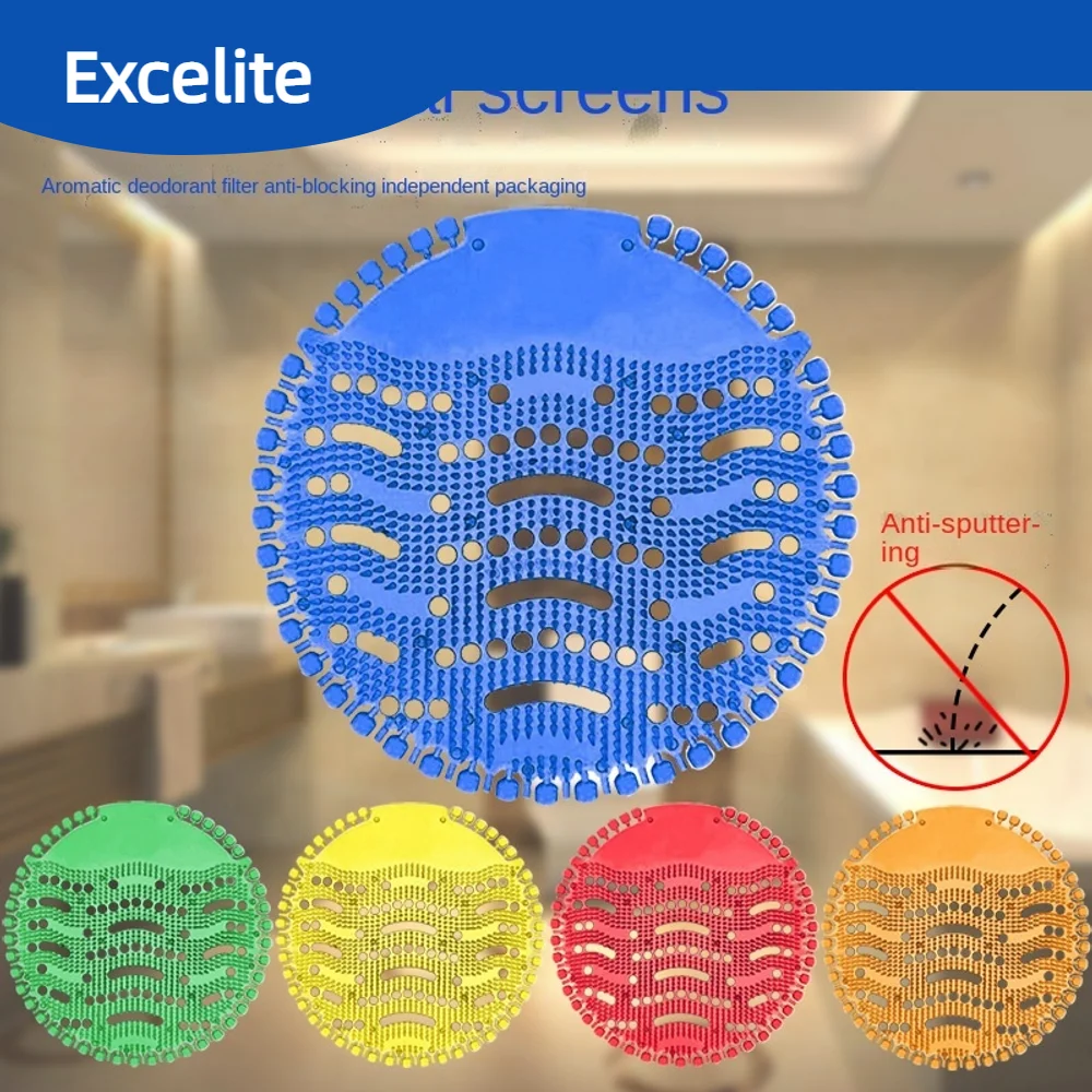 Urinal Screen Deodorizer Urinal Cake Anti-Splash Odor Neutralizer Long-lasting Fragrance for Bathrooms manufacture logo