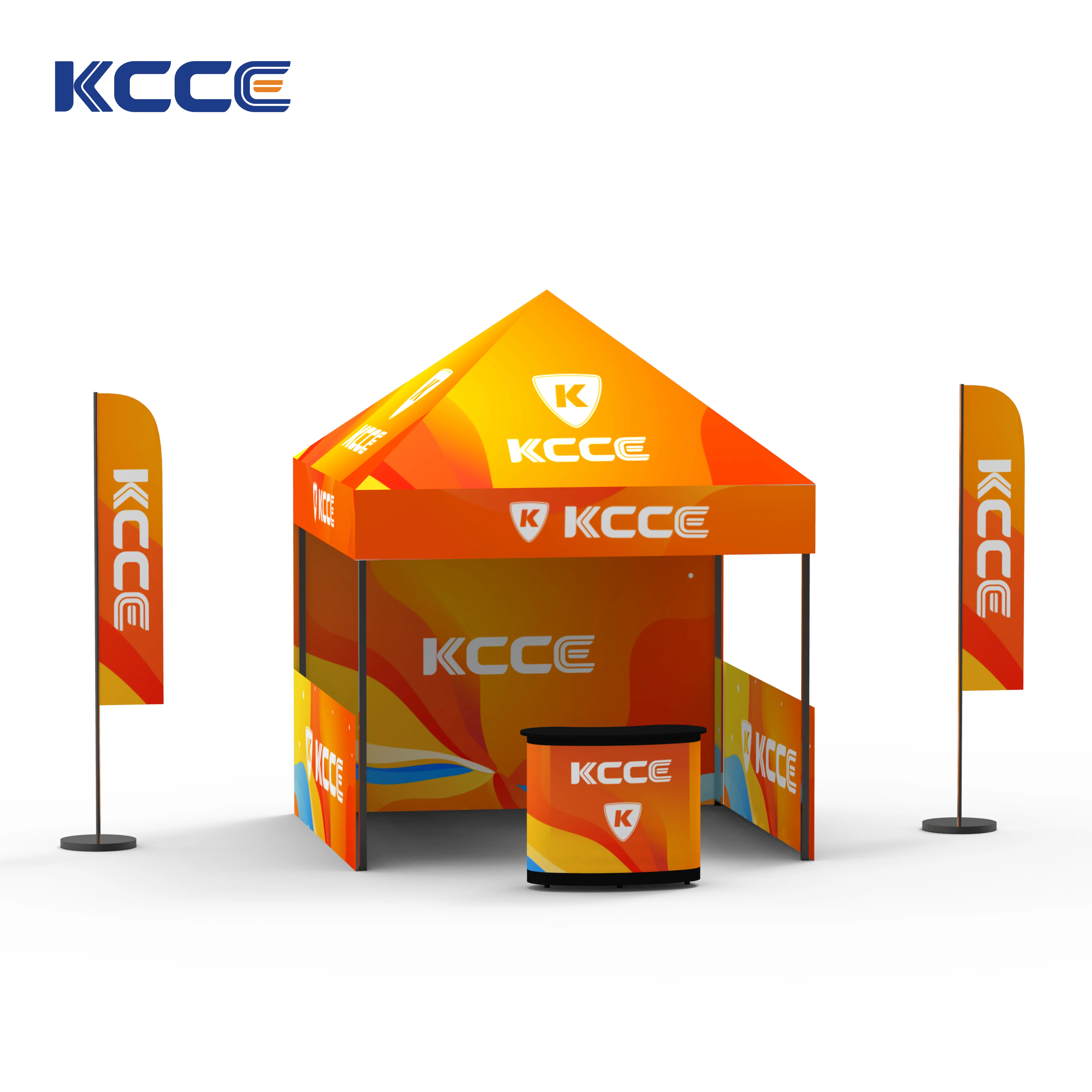 Custom Business Outdoor Exhibition Trade Show Canopy Tent 3X3 Pop Up Folding Tente De Foire Commerciale Advertising Event Tent