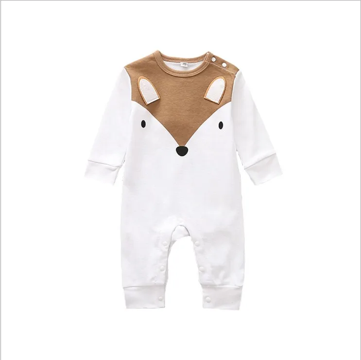 High quality 100% cotton baby romper with lovely 3D pattern design