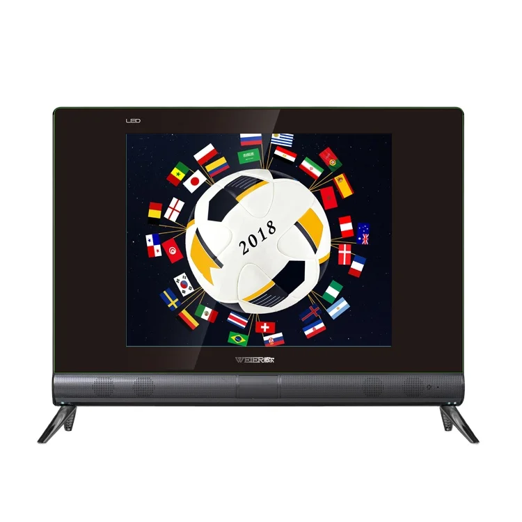 Weier 19 Inch Black Point LCD TV Thin HD 1080P Smart TV with 3D Function