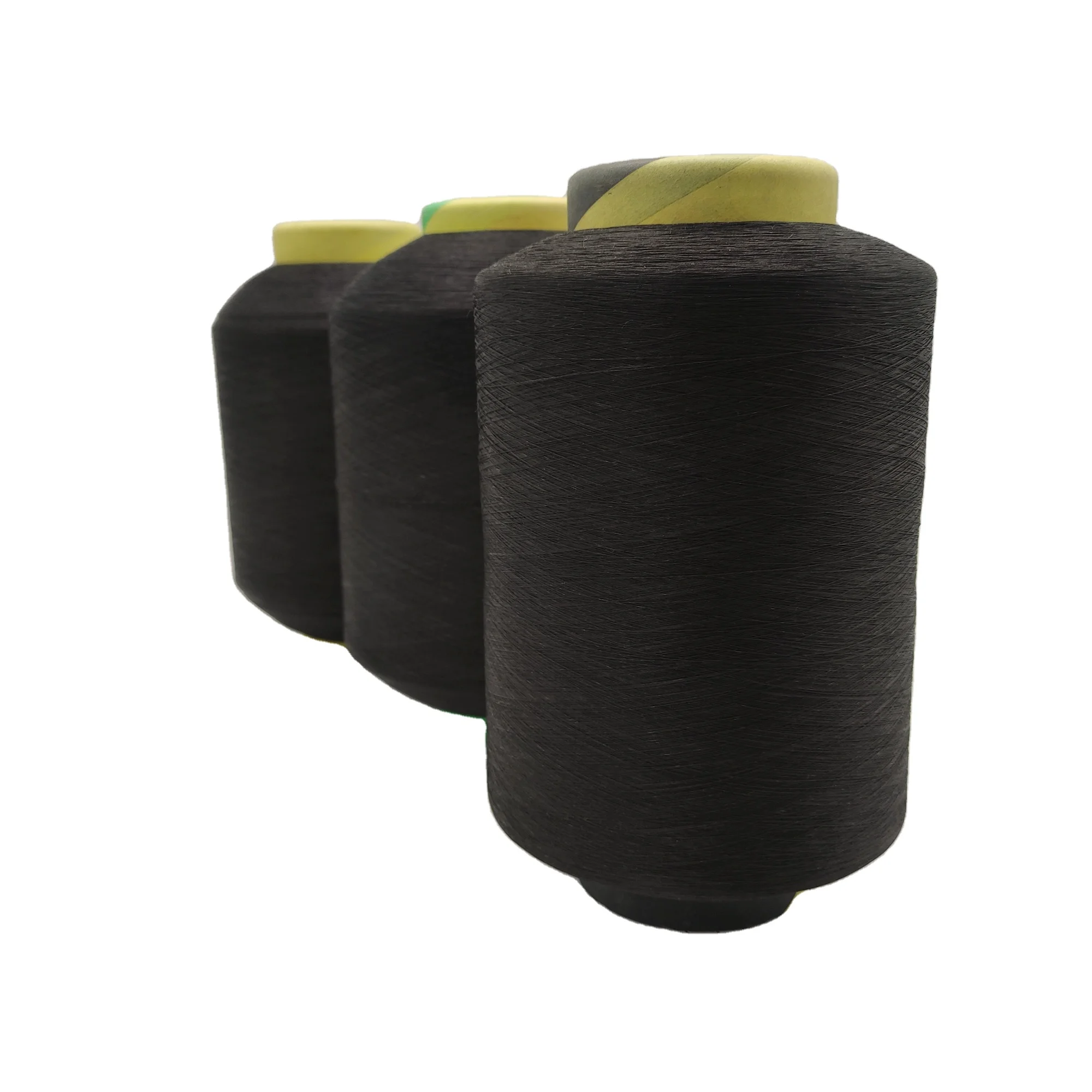 Высокоэластичная полиэфирная пряжа SCY, покрытая спандексом, 40/50 от китайского поставщика