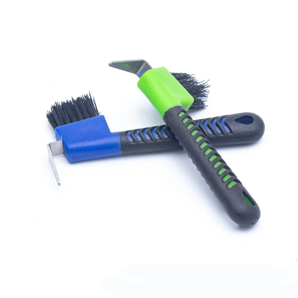 Custom horse hoofpick brush hoof care Colorful Horse hoof pick Equestrian Equipment
