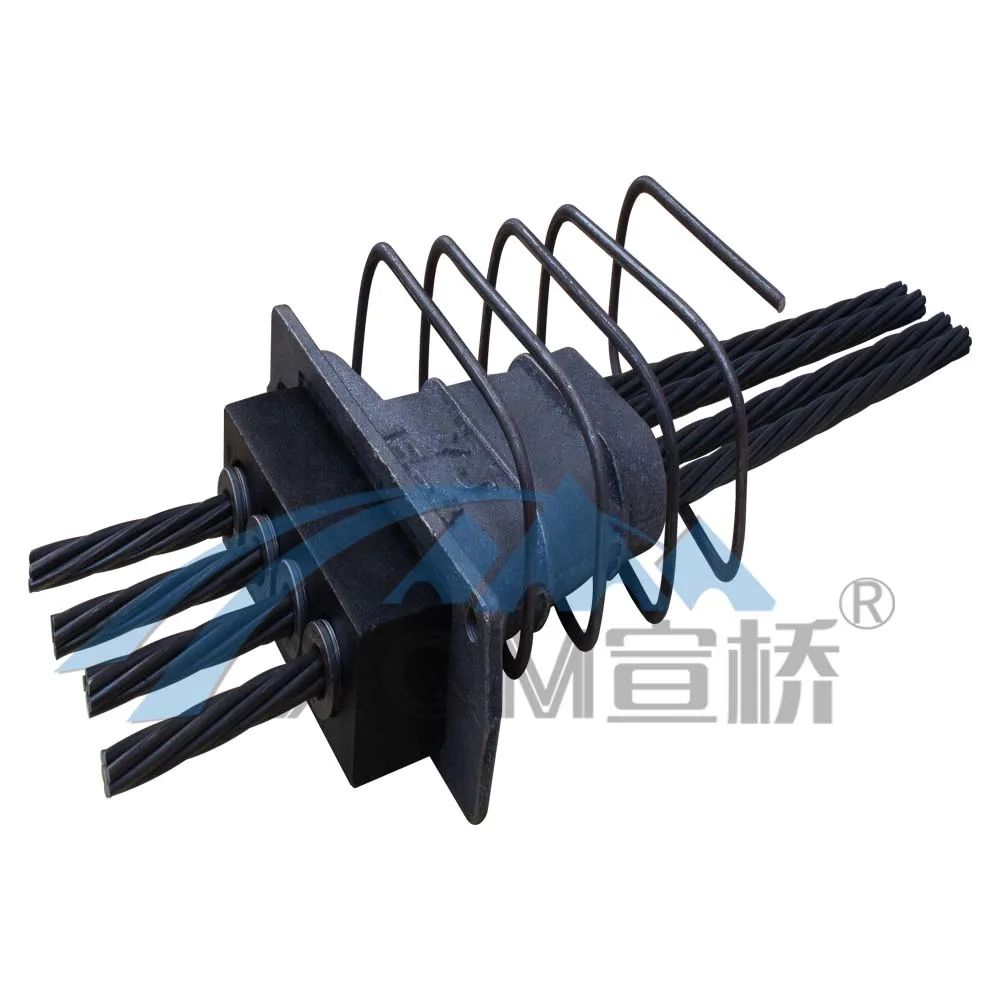 High quality 5 holes Flat slab system tensioning tendons prestressed anchor used for post-tensioning system