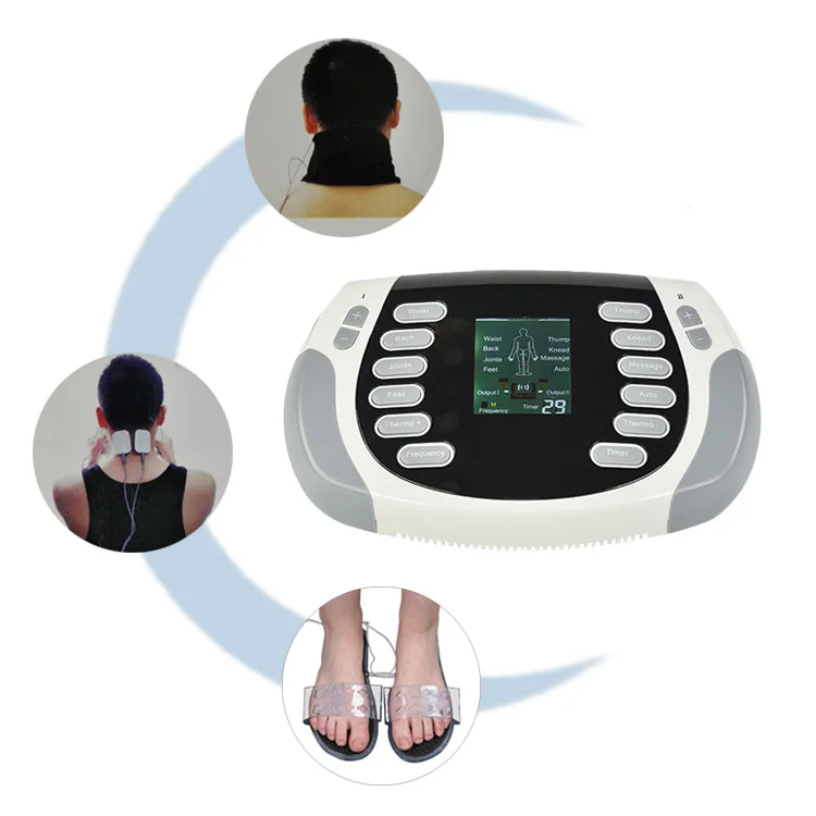New Arrivals Mini Smart Relief Electronic Pulse Massager with Four Channels Output Tens Acupuncture Therapy Machine Massager