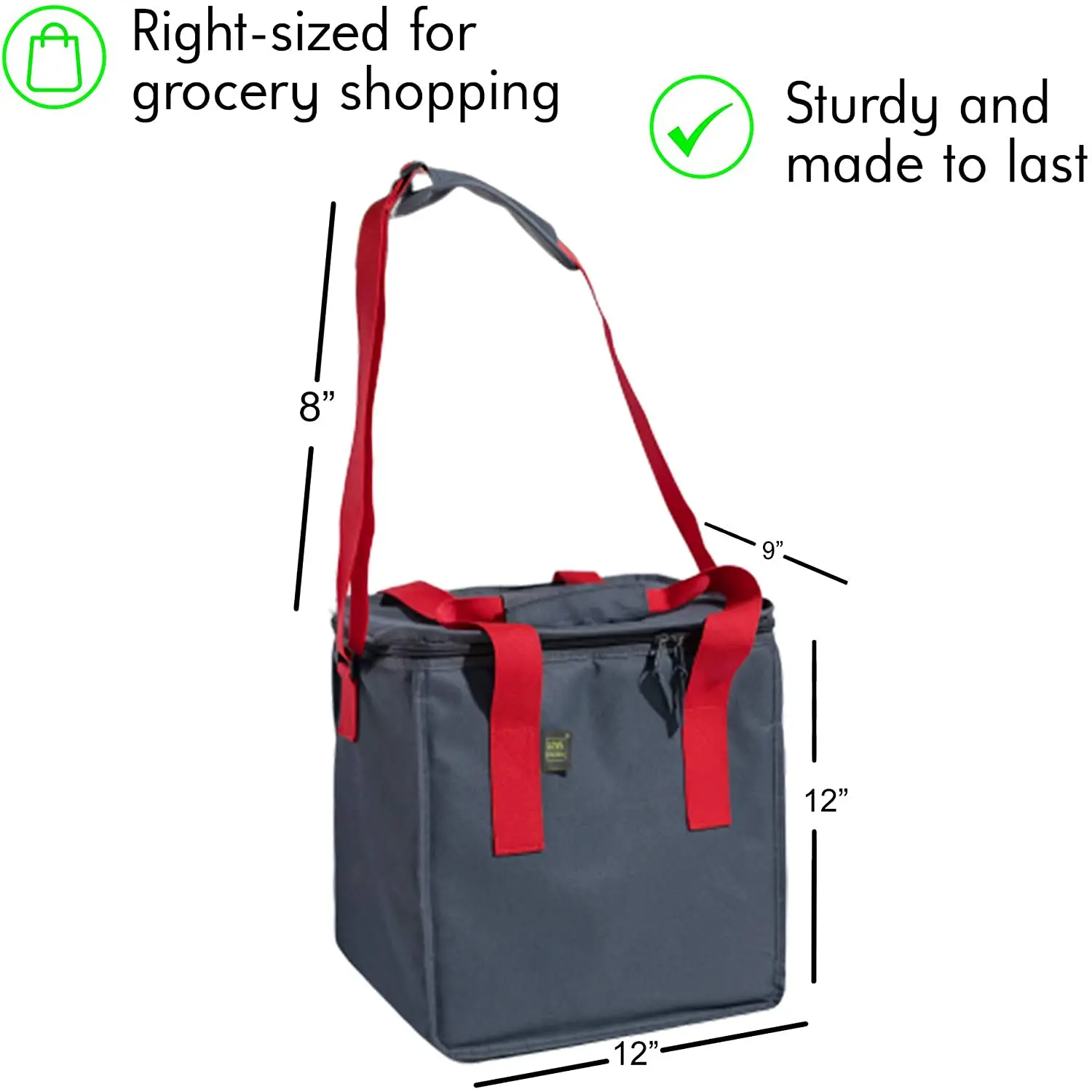 Factory Price Grocery Reusable Tote Cooler bag  Insulated Shopping Bag thermal lunch shopping bag for food
