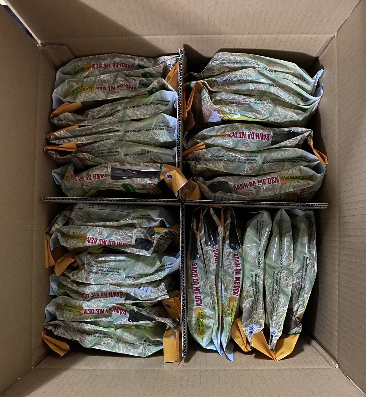 Hot Product Cheap Price OEM Service Free Sample Vietnamese Factory Dry Black Sesame Cracker