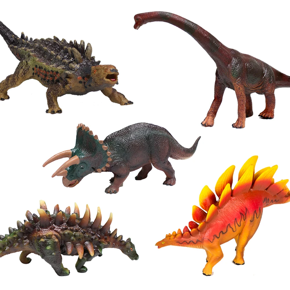 TPR material Environmentally friendly and recyclable soft plastic toy stretch TPR dinosaur