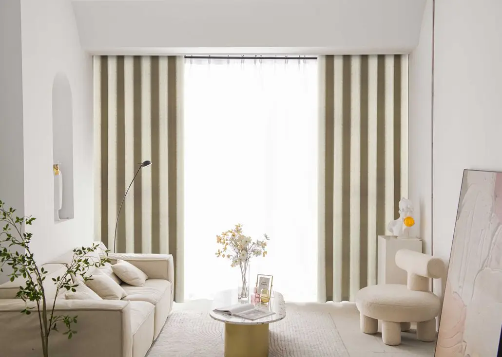 High Quality Simple Polyester Thermal Insulation Room Darkening Grommet Blackout Curtain Fabric For Living Room Hotel