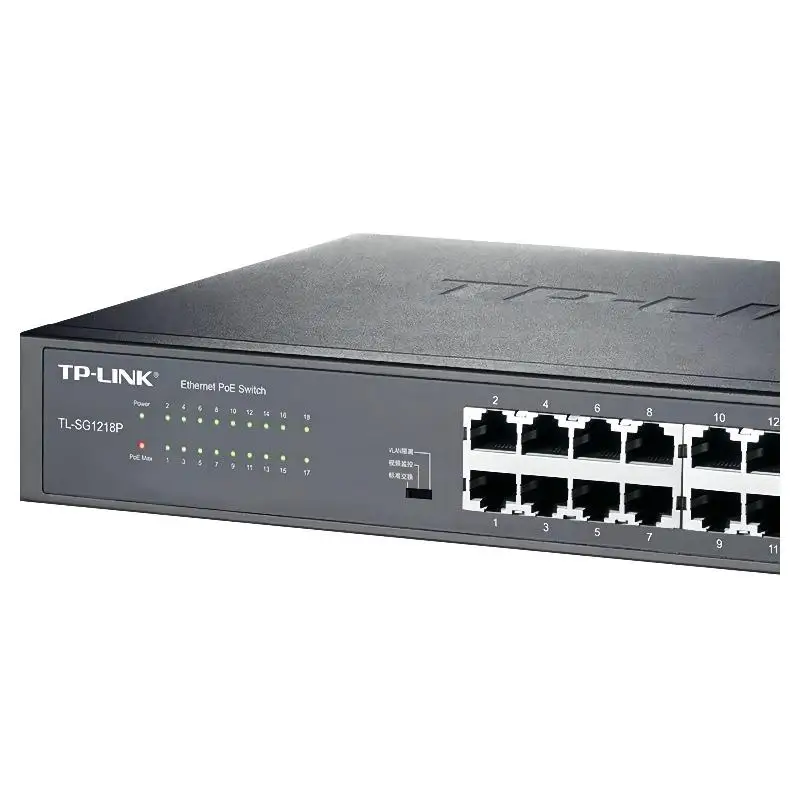 Для TP-LINK TL-SG1218P 18 порты гигабитный сетевой переключатели 16 портов poe адаптер питания ethernet-коммутатор tp link