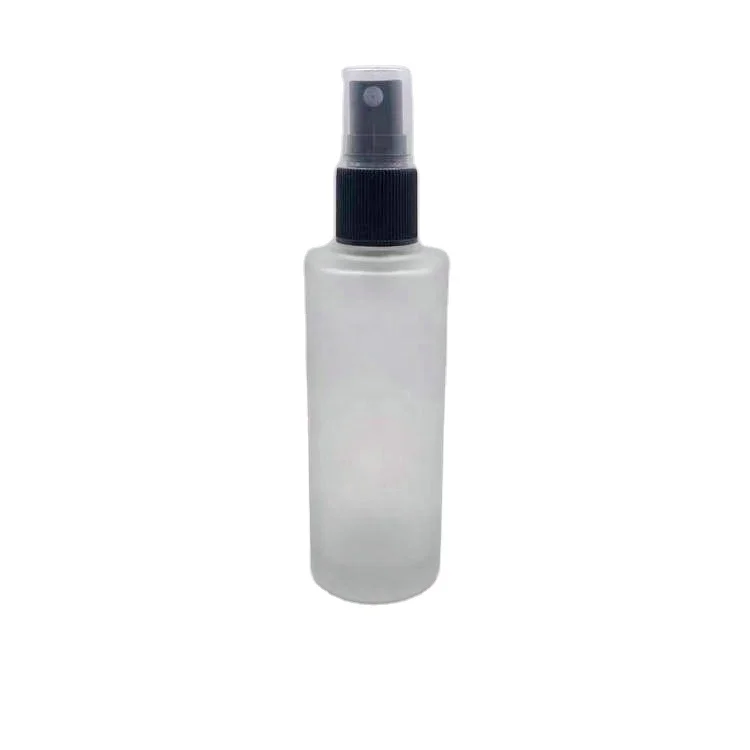 Factory Wholesale 85ML  Frosted Glass Perfume  Bottle  With Plastic  Pump  Sprayer