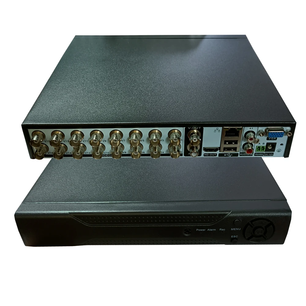 5M-N 4M 1080P 960H 720P CCTV Camera XMeye  H.265+ 16 Channel 16CH 5M-N 6 in 1 Hybrid TVi CVI NVR AHD DVR System Video Recorder