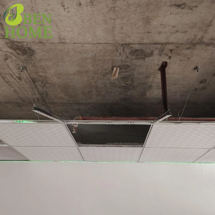 Square Aluminum Foil on Back Gypsum Board Ceiling for Gym