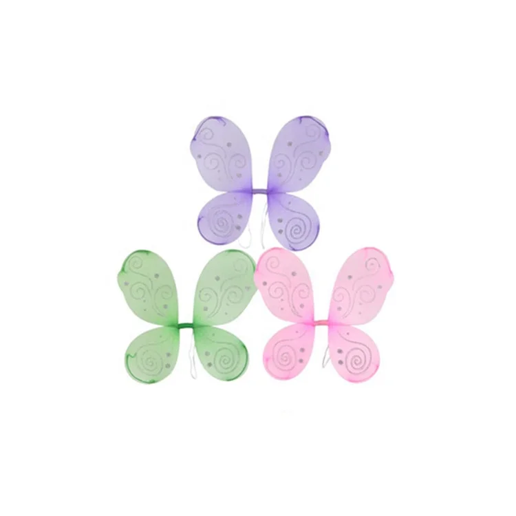 
Cheap Pink Fairy Wing Butterfly Wings Theme party Angle wing 