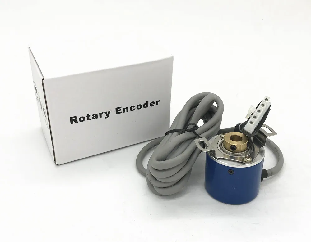 optical encoder sensor 1024 ppr NPN open collector 8mm clamping Blind hollow shaft encoder